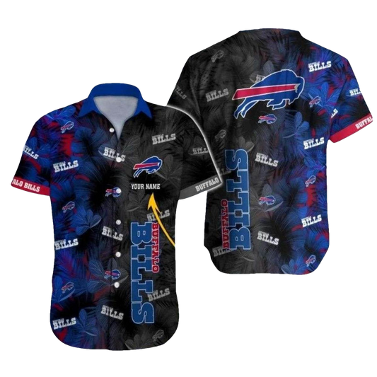 Personalized Buffalo Bills Midnight Tropics Hawaiian Shirt - Moonbestprint