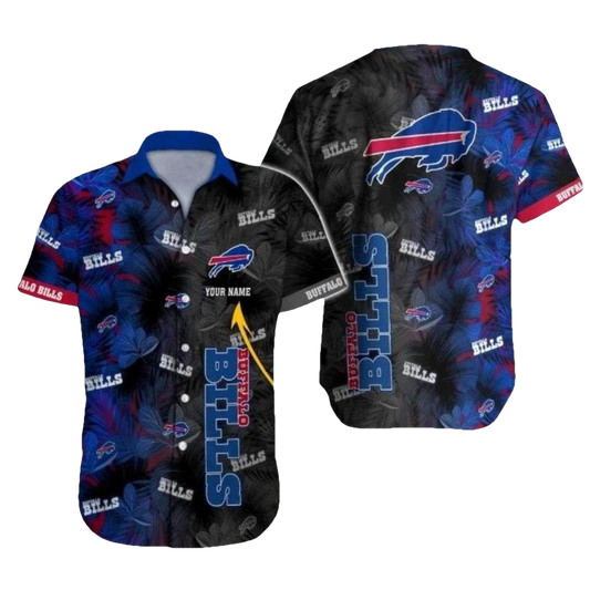 Personalized Buffalo Bills Midnight Tropics Hawaiian Shirt - Moonbestprint