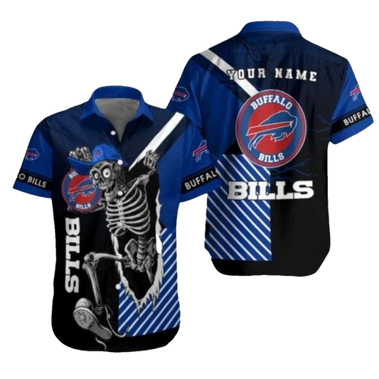 Personalized Buffalo Bills Legendary Warrior Hawaiian Shirt - Moonbestprint