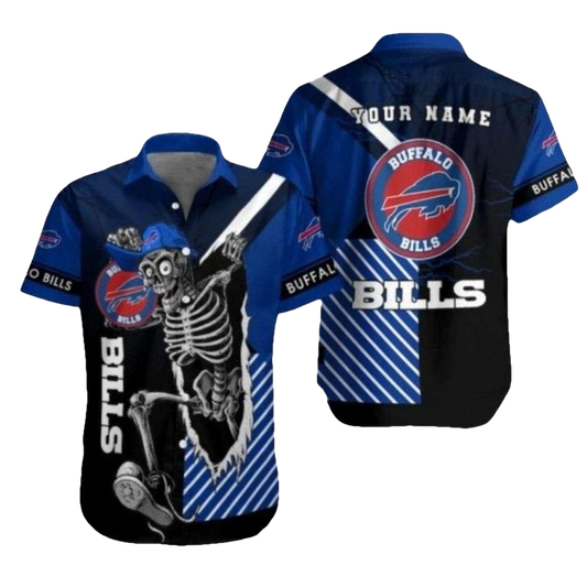 Personalized Buffalo Bills Legendary Warrior Hawaiian Shirt - Moonbestprint