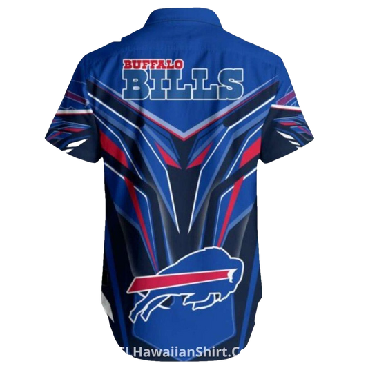 Personalized Buffalo Bills Futuristic Armor Style Hawaiian Shirt - Moonbestprint