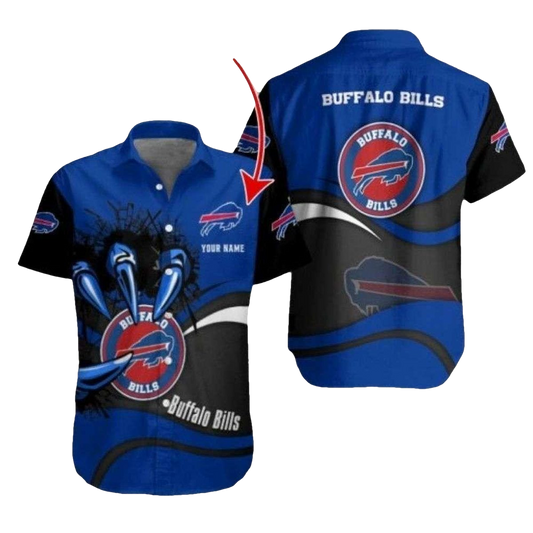 Personalized Buffalo Bills Fierce Competitor Hawaiian Shirt - Moonbestprint