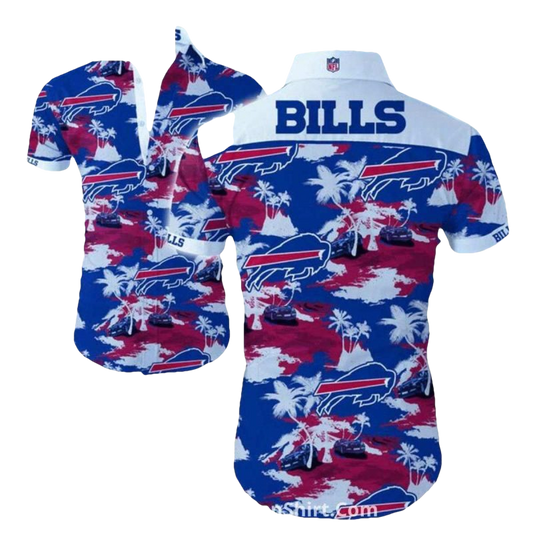 Buffalo Bills Tropical Palm Beach Hawaiian Shirt - Moonbestprint