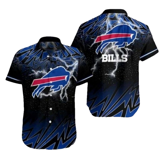 Buffalo Bills Thunder Strike Hawaiian Shirt - Moonbestprint