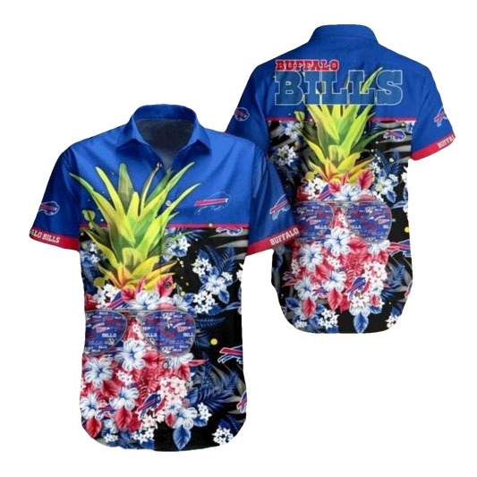 Buffalo Bills Pineapple Paradise Hawaiian Shirt - Moonbestprint