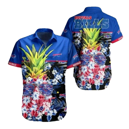 Buffalo Bills Pineapple Paradise Hawaiian Shirt - Moonbestprint