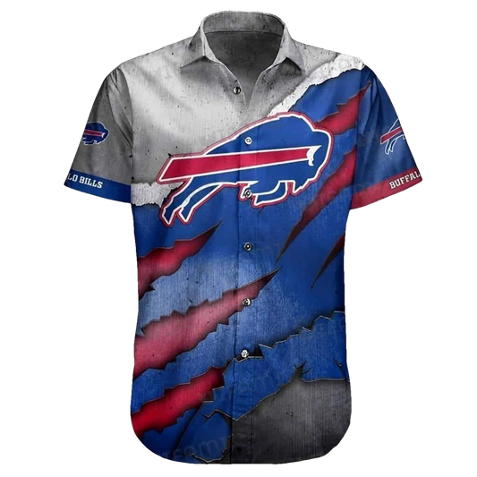 Buffalo Bills Nice Logo Gift For Beach Lovers Hawaiian Shirt - Moonbestprint