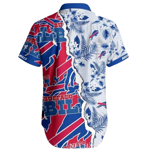 Buffalo Bills Mickey Helmet Graphic Hawaiian Shirt - Moonbestprint