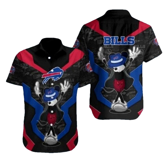 Buffalo Bills Mickey Dancing Hawaiian Shirt - Moonbestprint