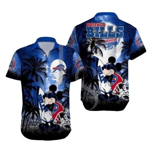 Buffalo Bills Mickey Beachside Hawaiian Shirt - Moonbestprint