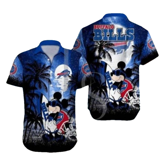 Buffalo Bills Mickey Beachside Hawaiian Shirt - Moonbestprint