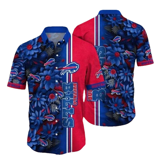Buffalo Bills Lofo And Lush Floral Hawaiian Shirt - Moonbestprint