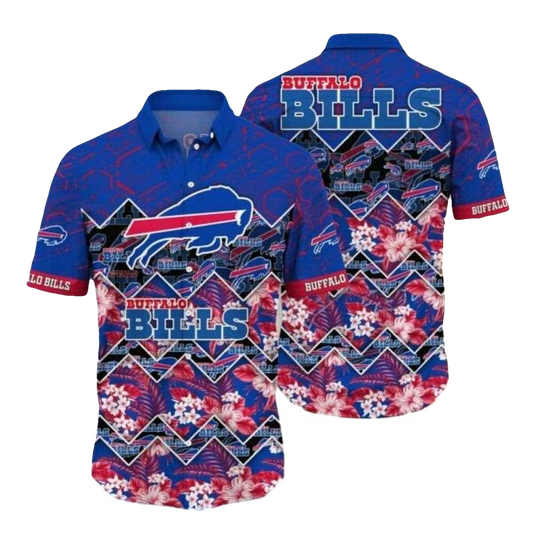 Buffalo Bills Floral Embrace Hawaiian Shirt - Moonbestprint