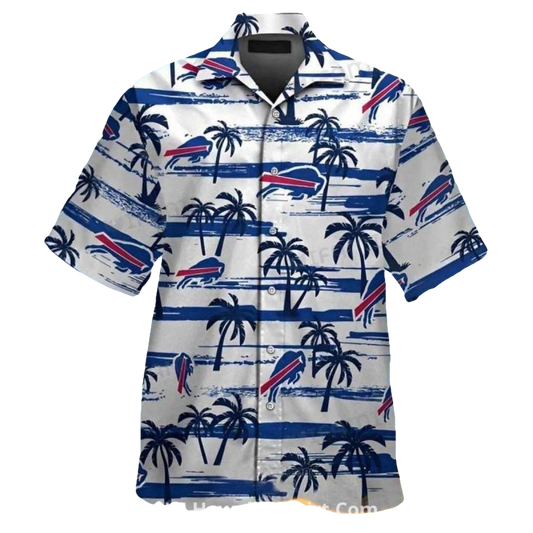 Buffalo Bills Beach Vibes Palm Tree Hawaiian Shirt - Moonbestprint