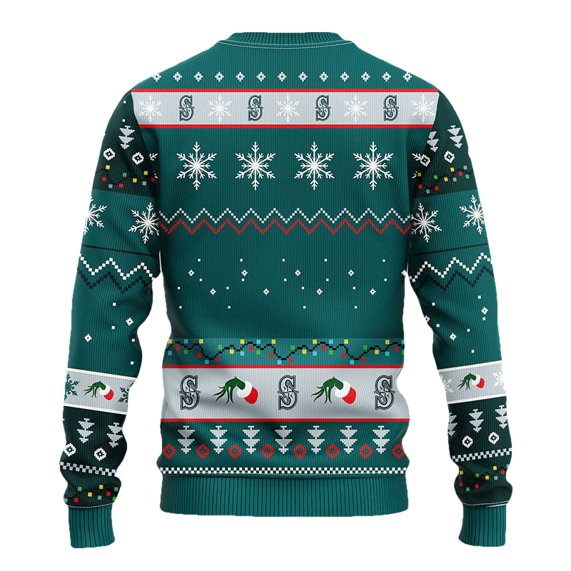 Seattle Mariners Grinch Ugly Christmas Sweater Moonbestprint