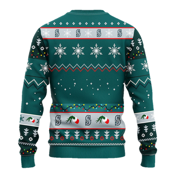 Seattle Mariners Grinch Ugly Christmas Sweater Moonbestprint