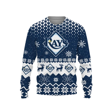 Tampa Bay Rays Ugly Christmas Sweater, MLB Christmas Sweater Moonbestprint