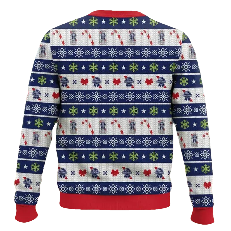 Pabst Blue Ribbon Grinch Ugly Sweater, Grinch Holiday Sweater Moonbestprint