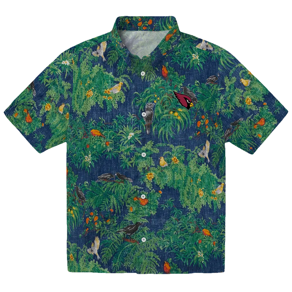 Arizona Cardinals Hawaiian Shirt - Bird Canopy | Moonbestprint