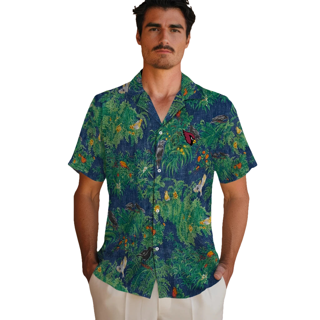 Arizona Cardinals Hawaiian Shirt - Bird Canopy | Moonbestprint