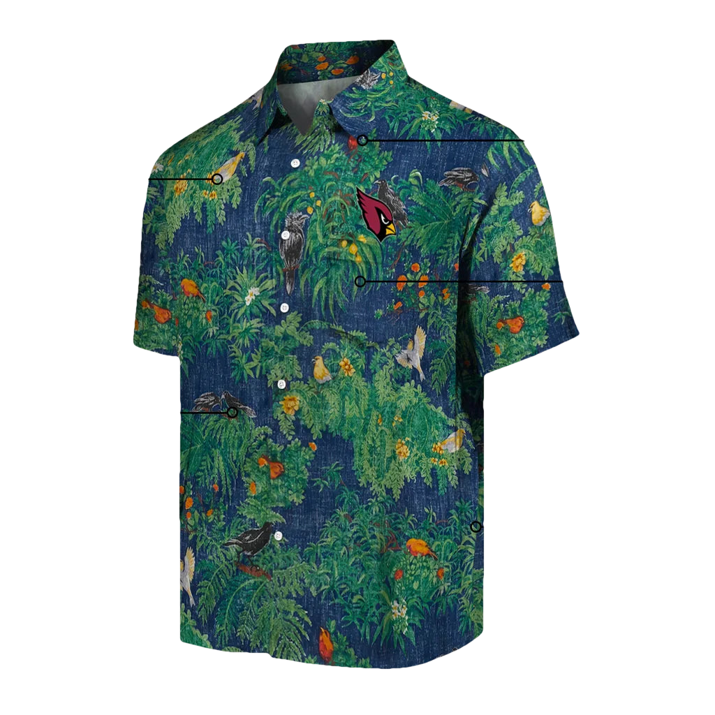 Arizona Cardinals Hawaiian Shirt - Bird Canopy | Moonbestprint