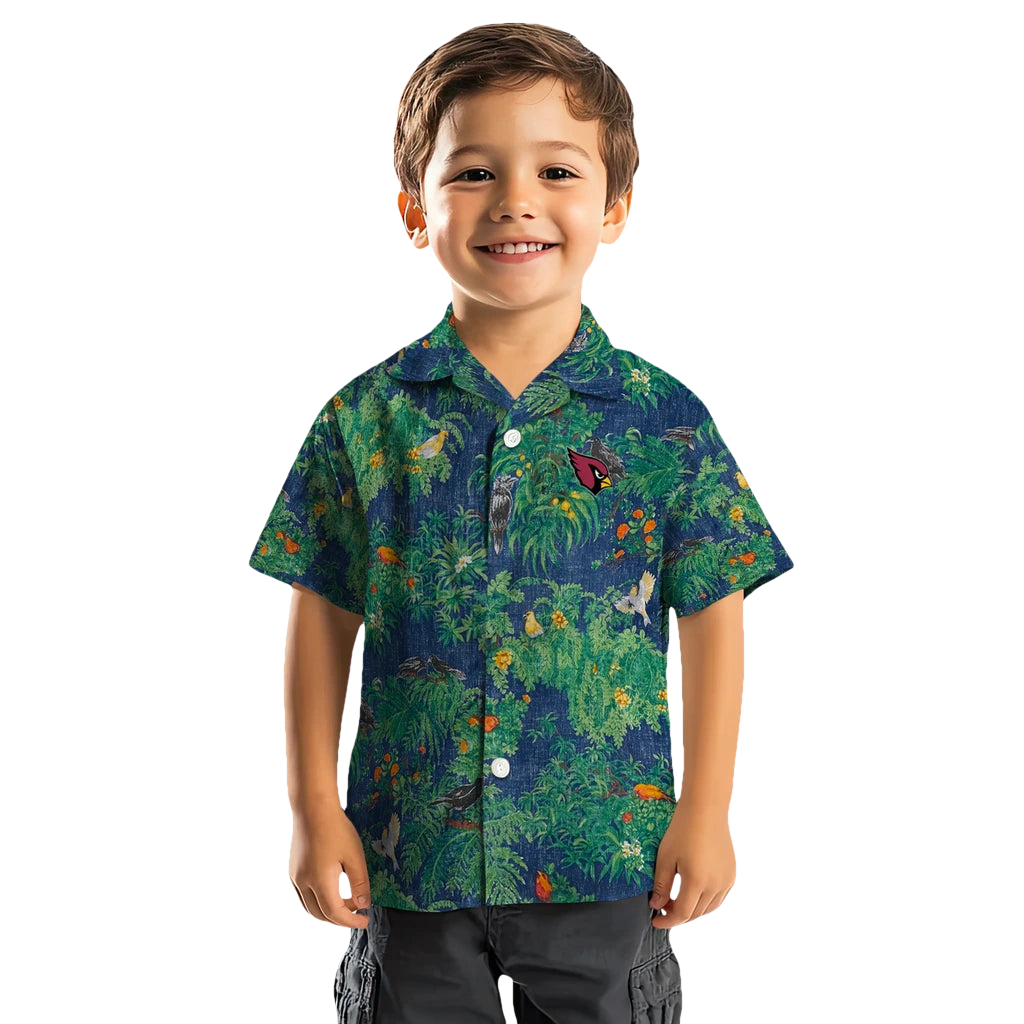 Arizona Cardinals Hawaiian Shirt - Bird Canopy | Moonbestprint
