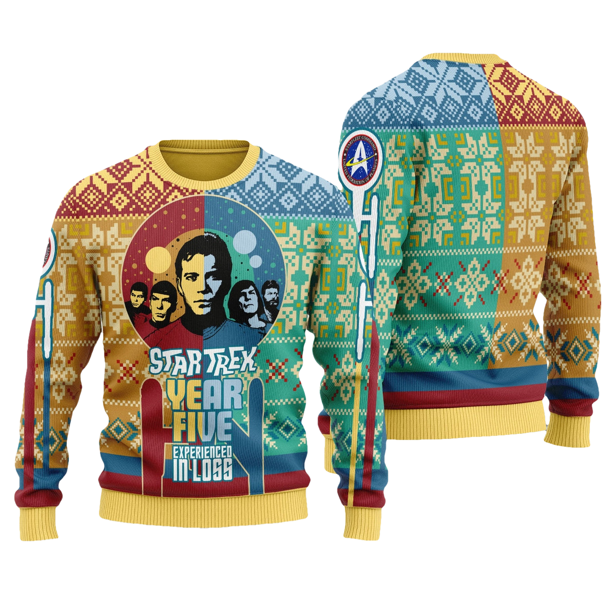 Year Five Experienced In Loss Star Trek Christmas Sweater - Moonbestprint