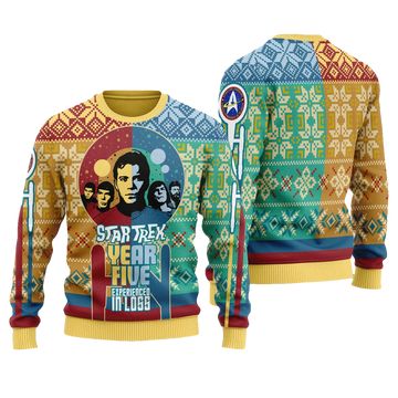 Year Five Experienced In Loss Star Trek Christmas Sweater - Moonbestprint