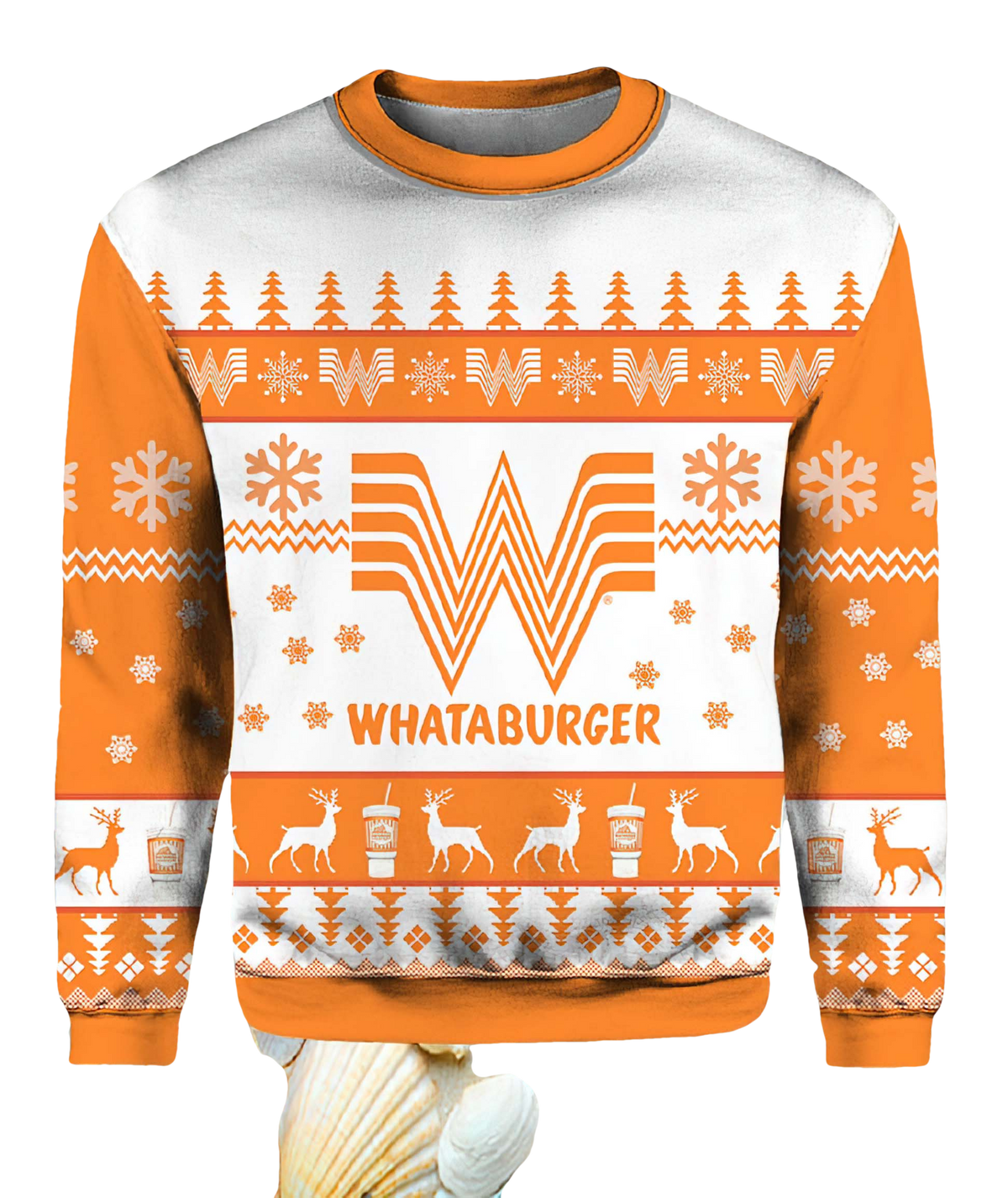 Whataburger Ugly Christmas Sweater - Moonbestprint