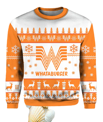 Whataburger Ugly Christmas Sweater - Moonbestprint