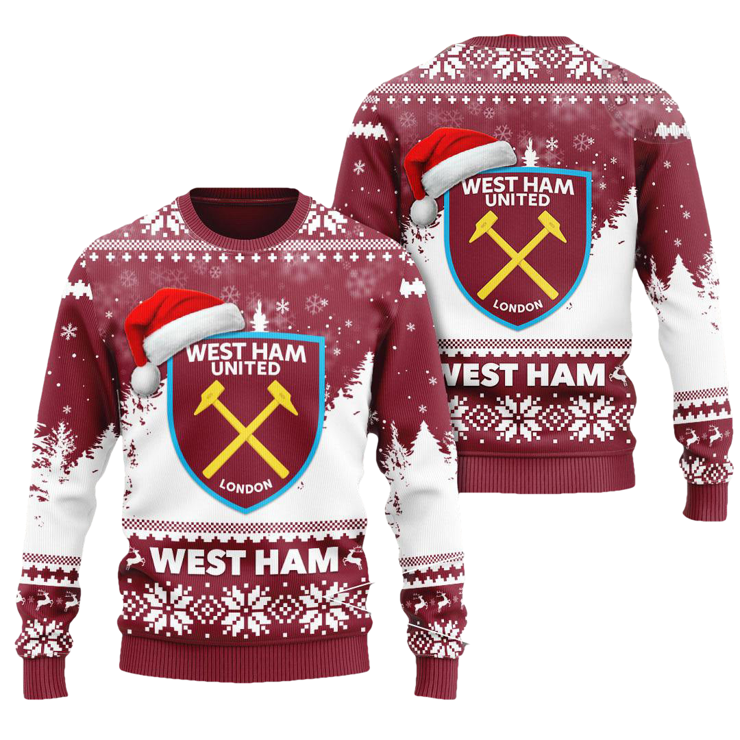 West Ham United Ugly Christmas Sweater - Moonbestprint