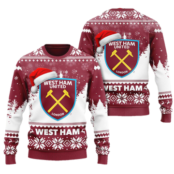 West Ham United Ugly Christmas Sweater - Moonbestprint