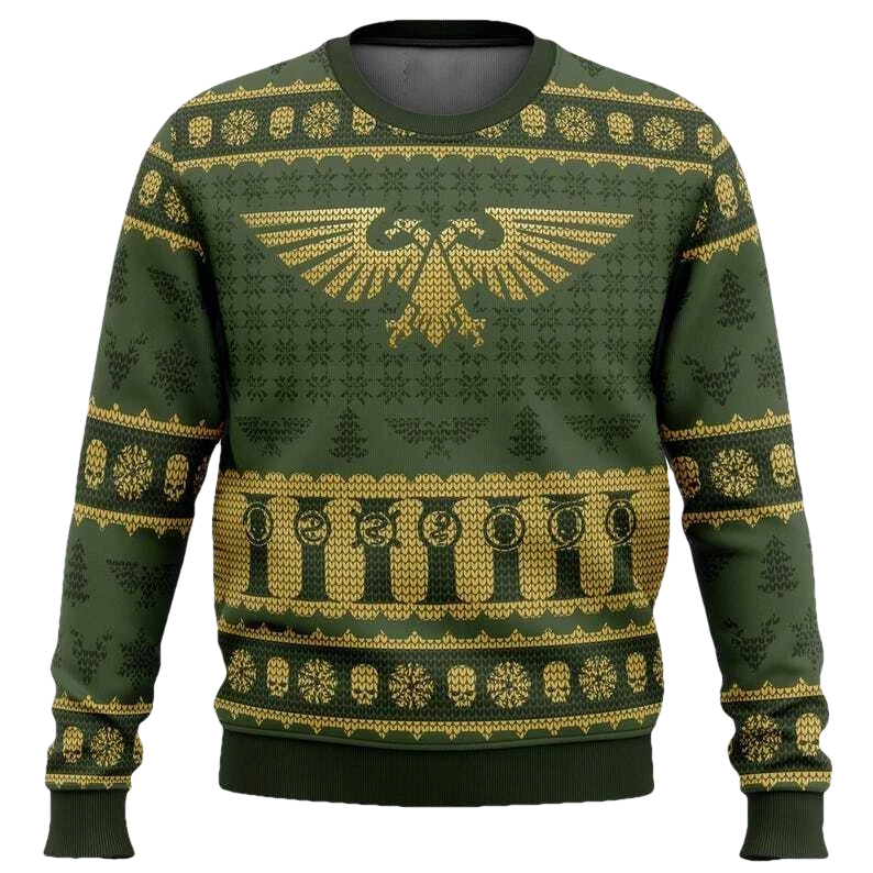 Warhammer 40k Imperium Christmas Ugly Sweater - Moonbestprint