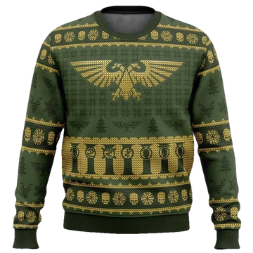 Warhammer 40k Imperium Christmas Ugly Sweater - Moonbestprint