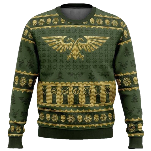 Warhammer 40k Imperium Christmas Ugly Sweater - Moonbestprint