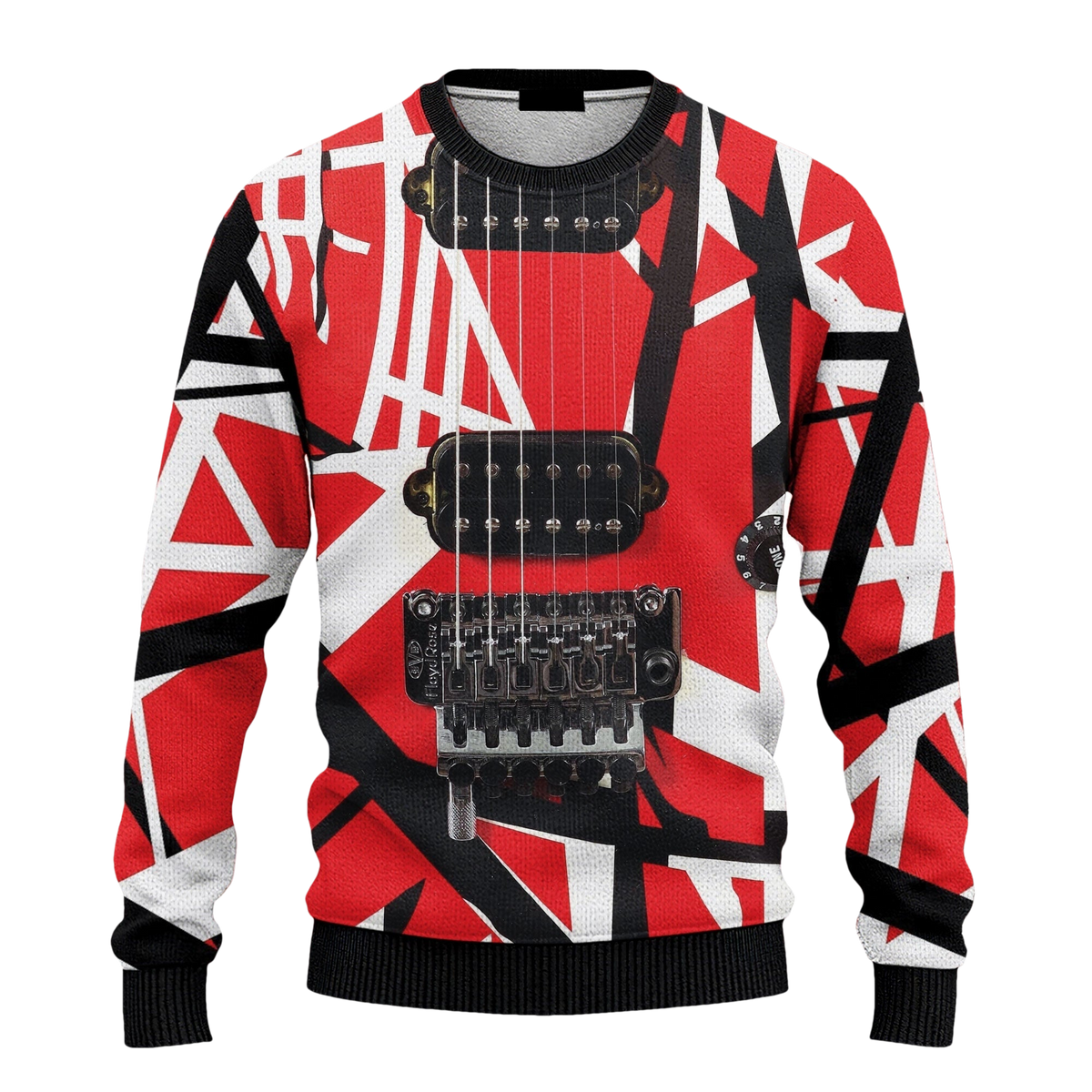 Van Halen Guitar Ugly Christmas Sweater - Moonbestprint