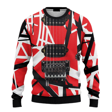 Van Halen Guitar Ugly Christmas Sweater - Moonbestprint