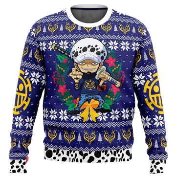 Trafalgar Law Christmas One Piece Ugly Christmas Sweater - Moonbestprint