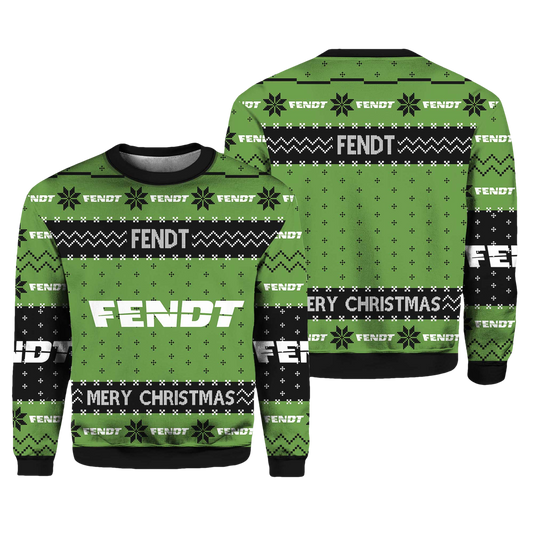 Tractor Fendt Ugly Christmas Sweater - Moonbestprint