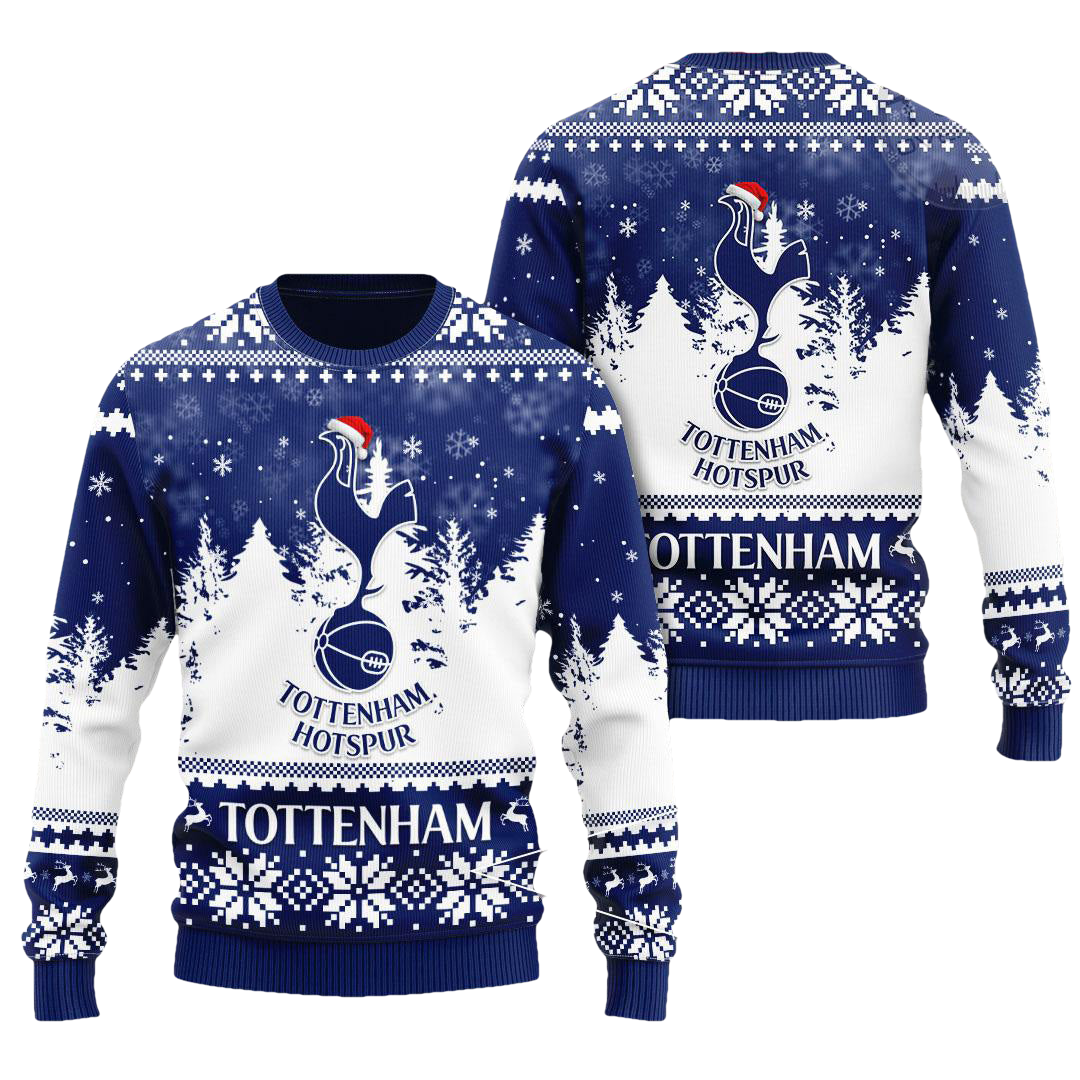 Tottenham Hotspur Ugly Christmas Sweater - Moonbestprint