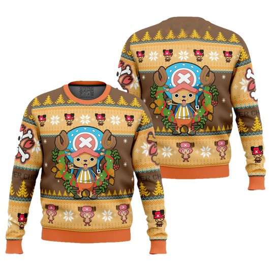 Tony Chopper One Piece Ugly Christmas Sweater - Moonbestprint