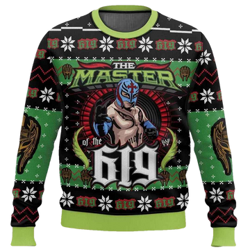 The Master Of The 619 Rey Mysterio Ugly Christmas Sweater - Moonbestprint