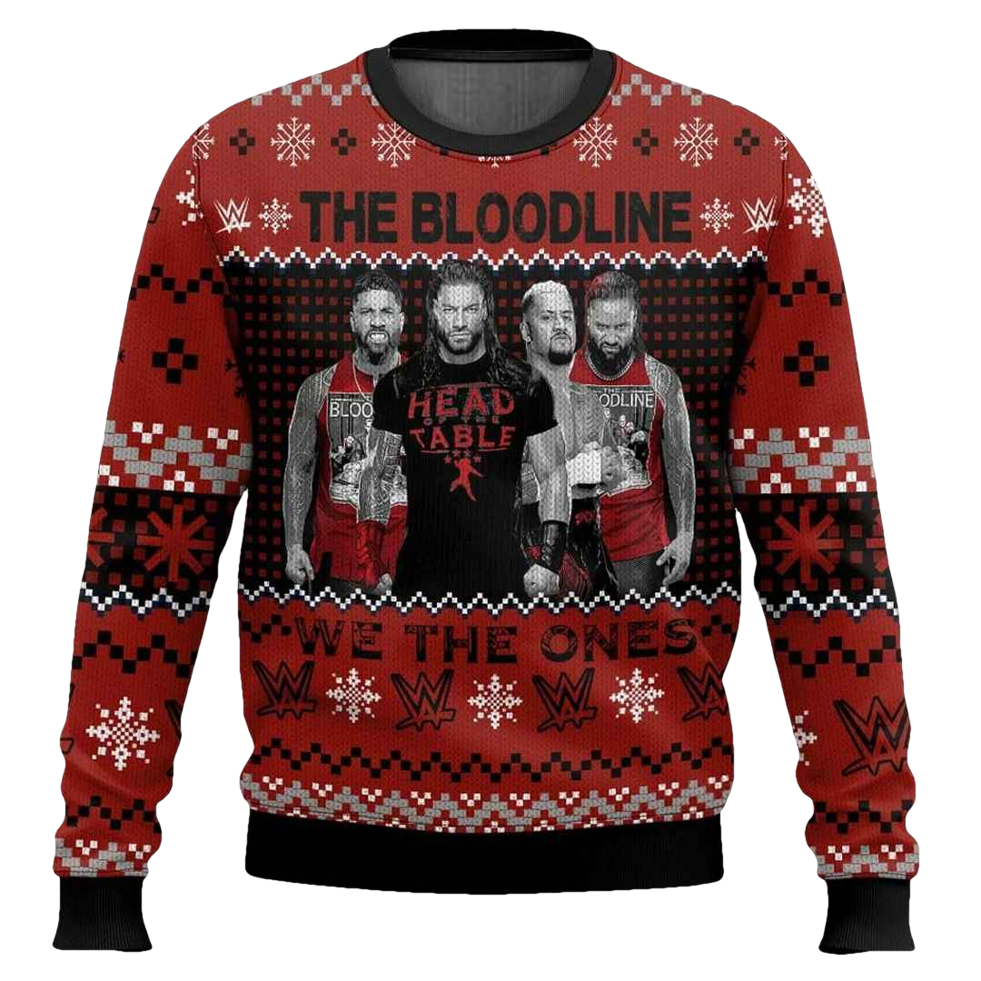 The Bloodline WWE Ugly Christmas Sweater - Moonbestprint