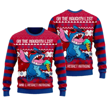 Stitch Ice Cream Ugly Christmas Sweater - Moonbestprint