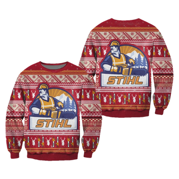 Stihl Chainsaws Ugly Christmas Sweater - Moonbestprint