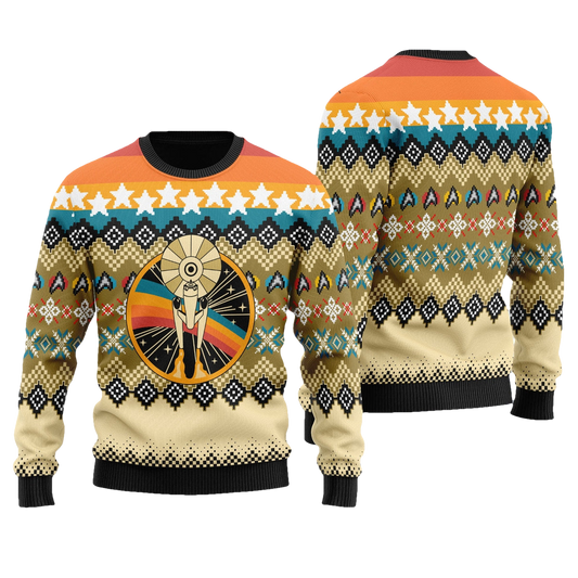 Starfleet Ugly Christmas Sweater - Moonbestprint