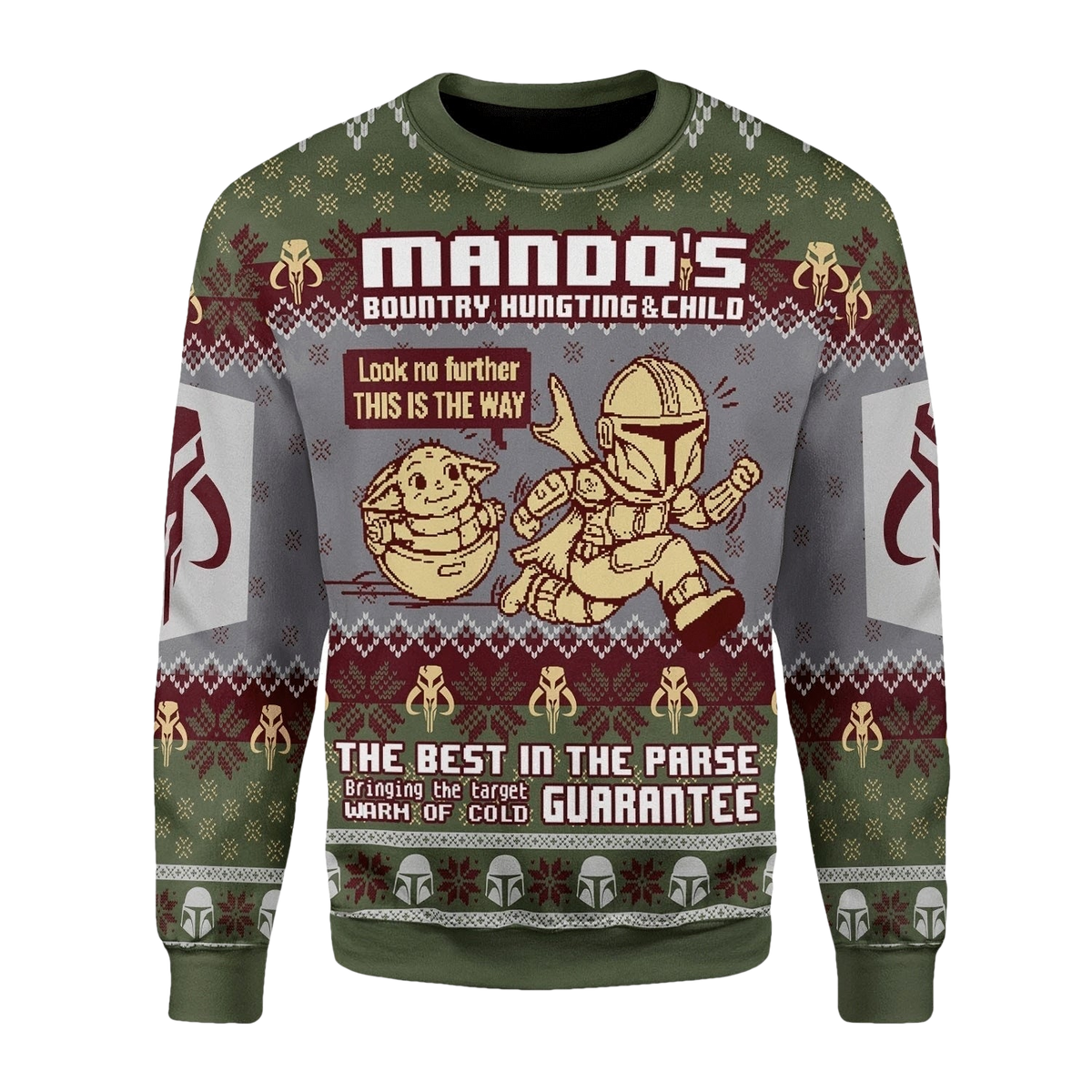 Star Wars Mando’s Bountry Hunting Ugly Christmas Sweater - Moonbestprint