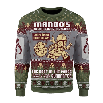 Star Wars Mando’s Bountry Hunting Ugly Christmas Sweater - Moonbestprint