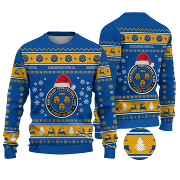 Shrewsbury Town Christmas Ugly Sweater - Moonbestprint