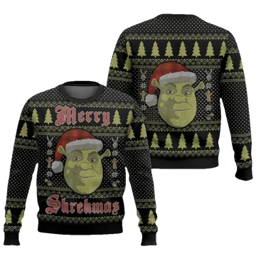 Shrek Merry Shrekmas Ugly Christmas Sweater - Moonbestprint